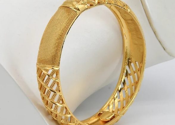 Zahara Luxe Gold African Bangles | Exquisite Designer Bracelets for Women