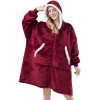 Pouch Snuggy™ Hoodie Blanket - zip red