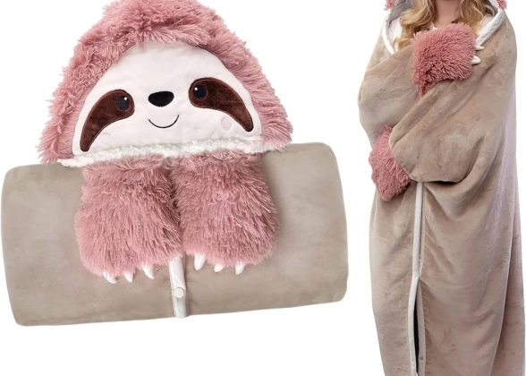Sloth Hooded Blanket