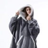 Pouch Snuggy™ Hoodie Blanket - grey