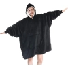 Pouch Snuggy™ Hoodie Blanket - black 2
