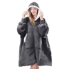 Pouch Snuggy™ Hoodie Blanket - zip grey