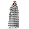 Snuggy XL™ Hoodie Blanket - christmas black