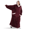 Snuggy XL™ Hoodie Blanket - wine red